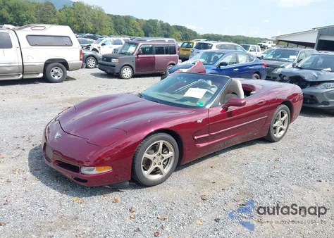 2003 Chevrolet Corvette из США, поврежденный, VIN 1G1YY32G735122491